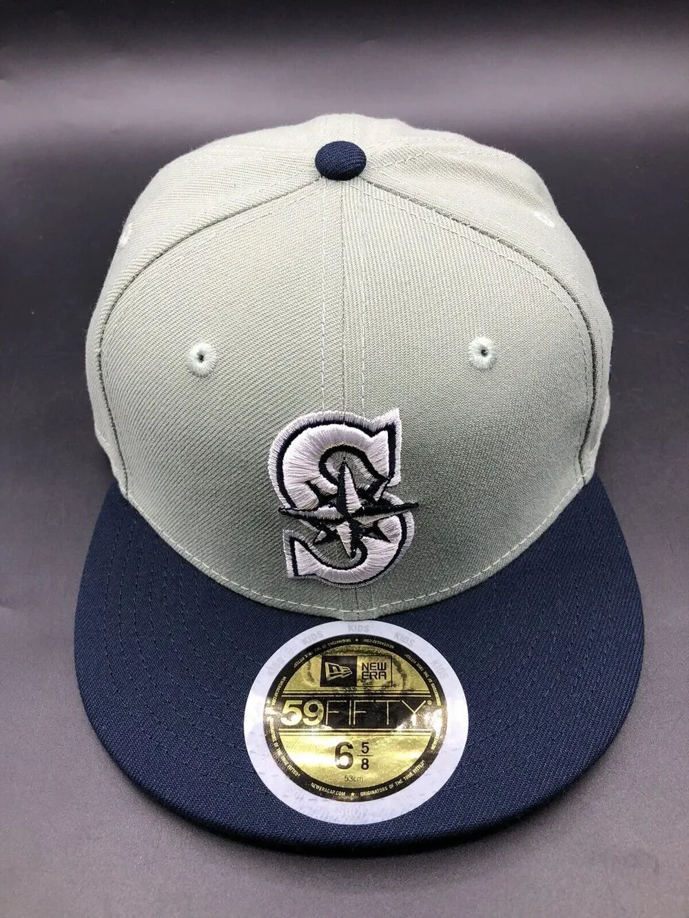 New Era 59Fifty Seattle Mariner’s Color Pack Fitted Hat Light Mint, Green, Navy